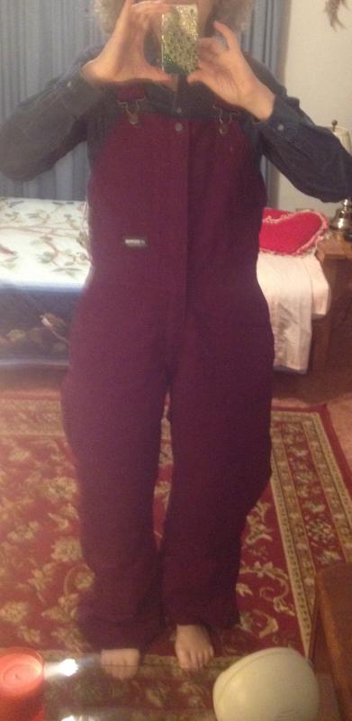 berne ladies insulated bib overalls