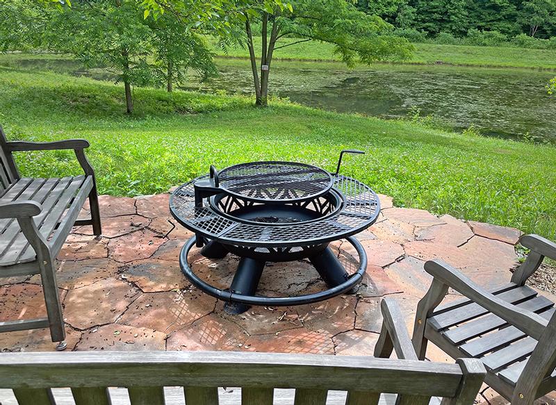 Lincoln Outfitters Steel Fire Pit With, Rural King Fire Pit Kit