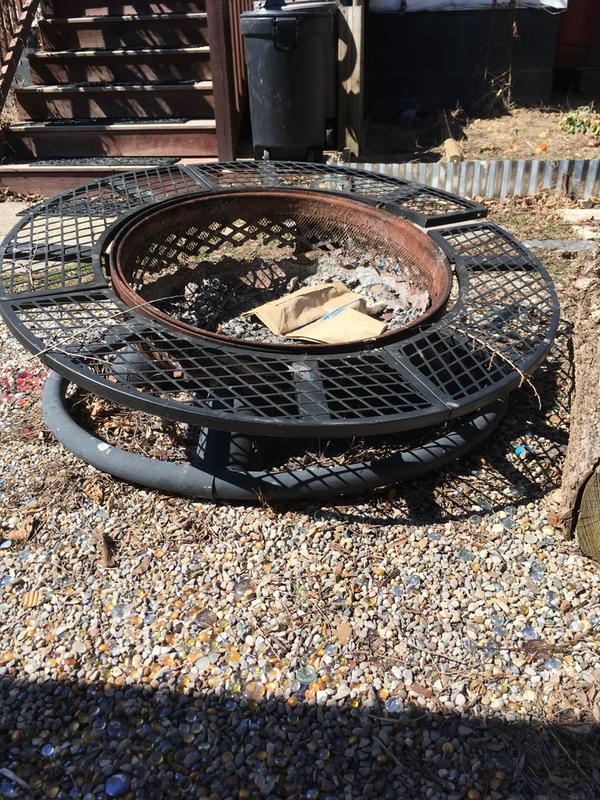 Ranch Fire Pit With Grilling Grate Srfp96