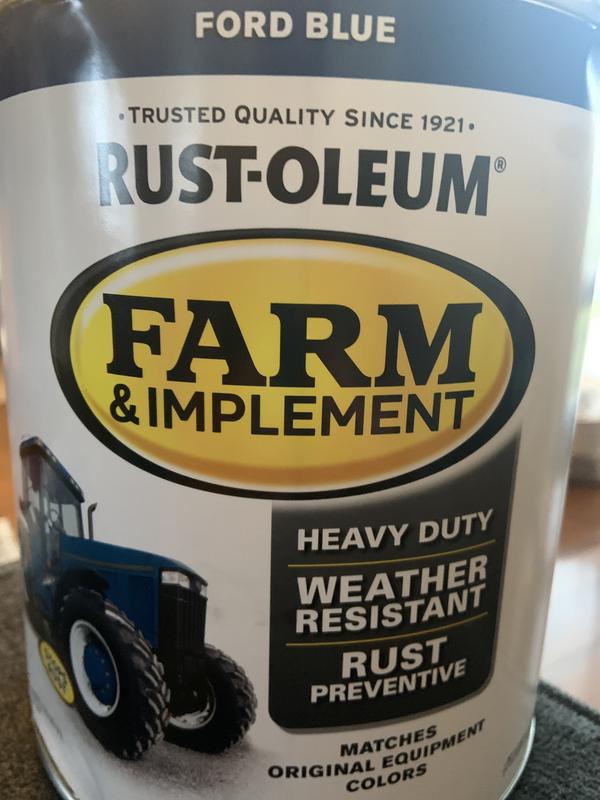 Rust-Oleum 280163-2PK Farm & Implement Enamel Paint, Quart, Caterpillar Yellow, 32 fl oz (Pack of 2)