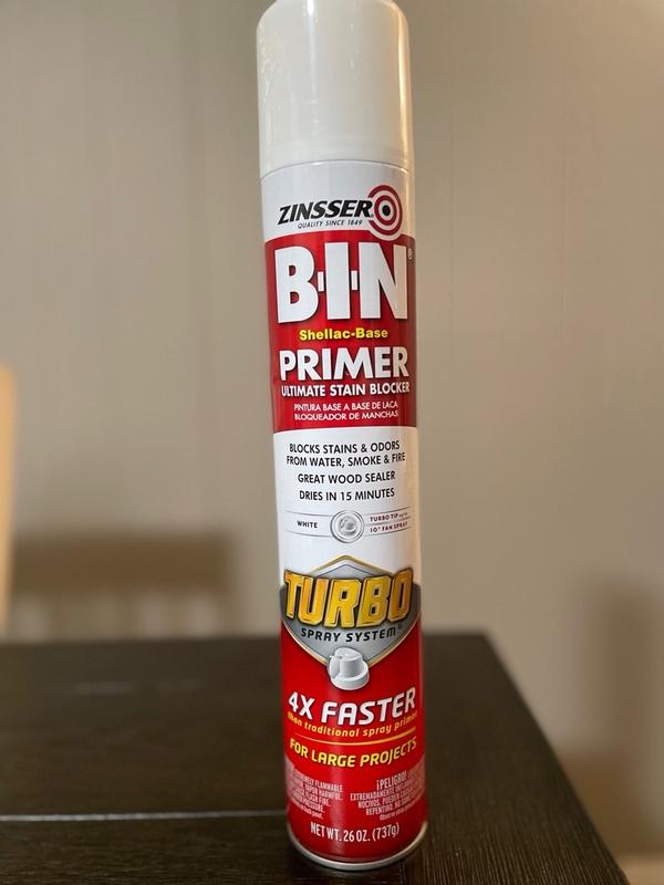 Zinsser B-I-N Interior Multi-Purpose Shellac Wall and Ceiling Primer  (13-oz) in the Primer department at