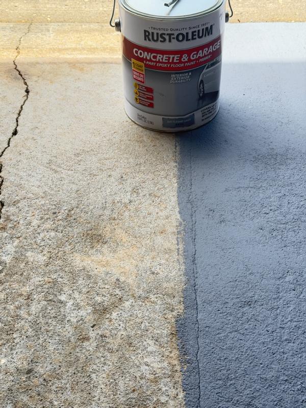 Rust-Oleum 1-part Battleship Gray Satin Concrete and Garage Floor