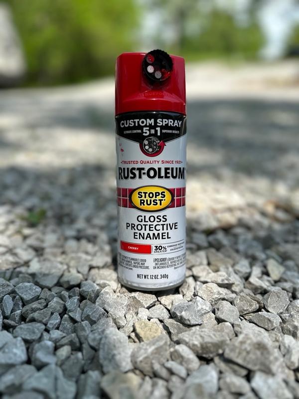 Rust-Oleum Stops Rust 5-in-1-Pack Satin Black Spray Paint (NET WT