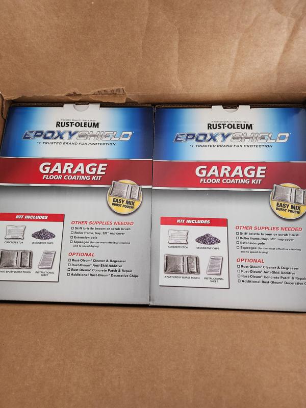 Rust-Oleum EPOXYSHIELD Gloss Gray 1 Car Garage Floor Coating Kit