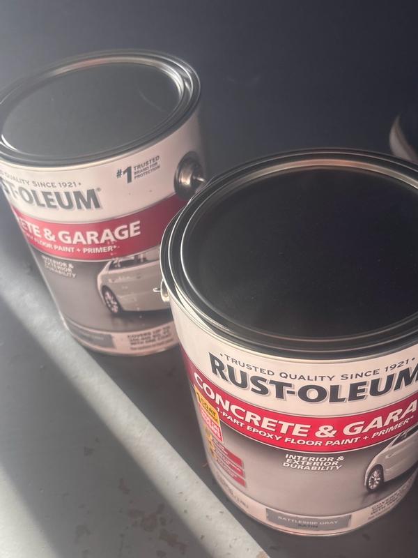Rust-Oleum 1 Gal. Battleship Gray Satin 1-Part Epoxy Concrete