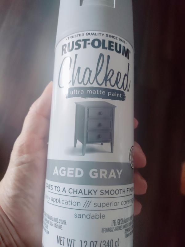 Reviews for Rust-Oleum 30 oz. Aged Gray Ultra Matte Interior Chalked Paint  (2-Pack)