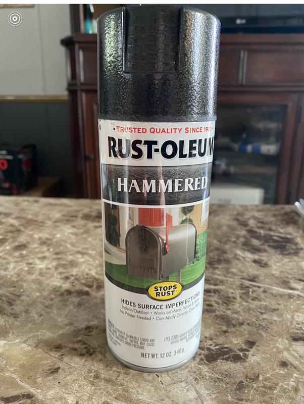 Rust-Oleum 12 oz Stops Rust Hammered Dark Bronze Spray Paint - 7218830