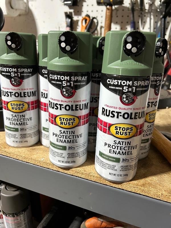 Rust-Oleum Stops Rust Semi-gloss White Spray Paint (NET WT. 12-oz