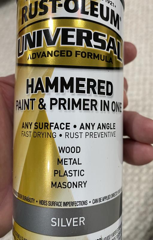 Rust-Oleum Universal Gloss Dark Bronze Hammered Spray Paint and Primer In  One (NET WT. 12-oz) in the Spray Paint department at