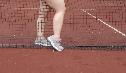 (not sure if I would actually play tennis in them but they were nice for this photo shoot!)