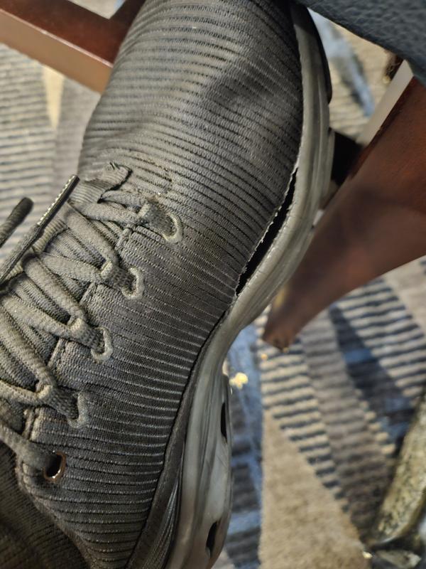 Customer photo for "Defected sneakers"