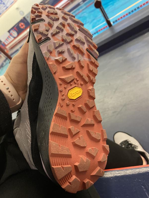 Great Vibram grip hold you on the slippery rocks