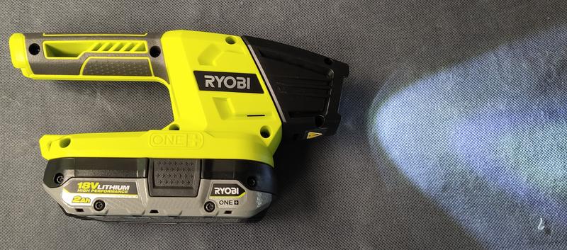 RYOBI P705 One+ 18V Lithium Ion LED 130 Lumen Flashlight (Tool Only) 04  33287171316