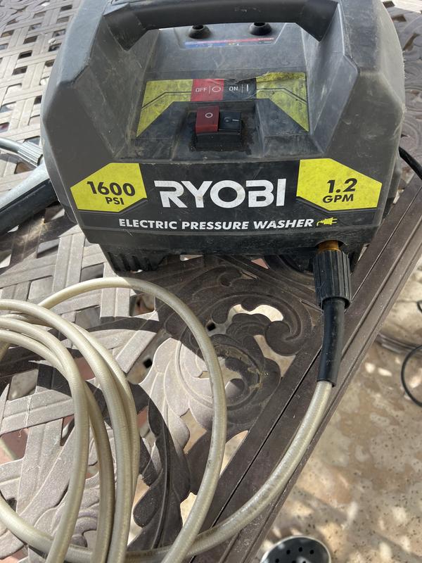 Ryobi electric deals pressure washer 1600