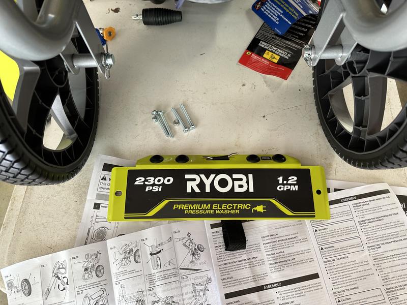 Ryobi 142300 pressure discount washer