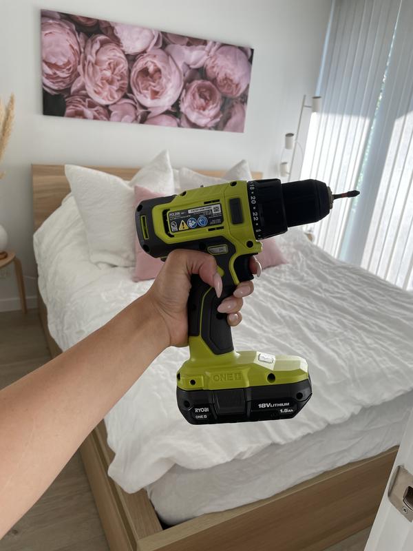 RYOBI PDD209K ONE+ 18V Cordless 3/8 in. Drill/Driver Kit with 1.5