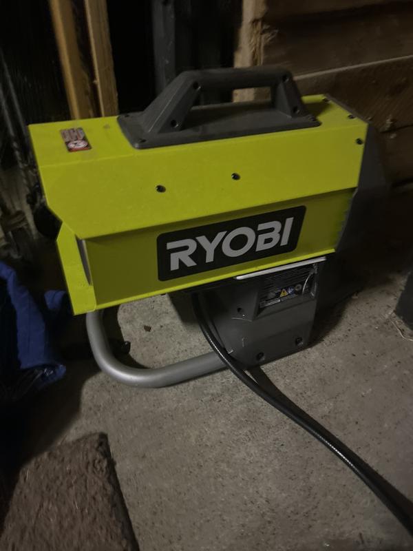 Ryobi ONE+ PCL801B Cordless Hybrid Forced Air Propane Heater - Green for  sale online