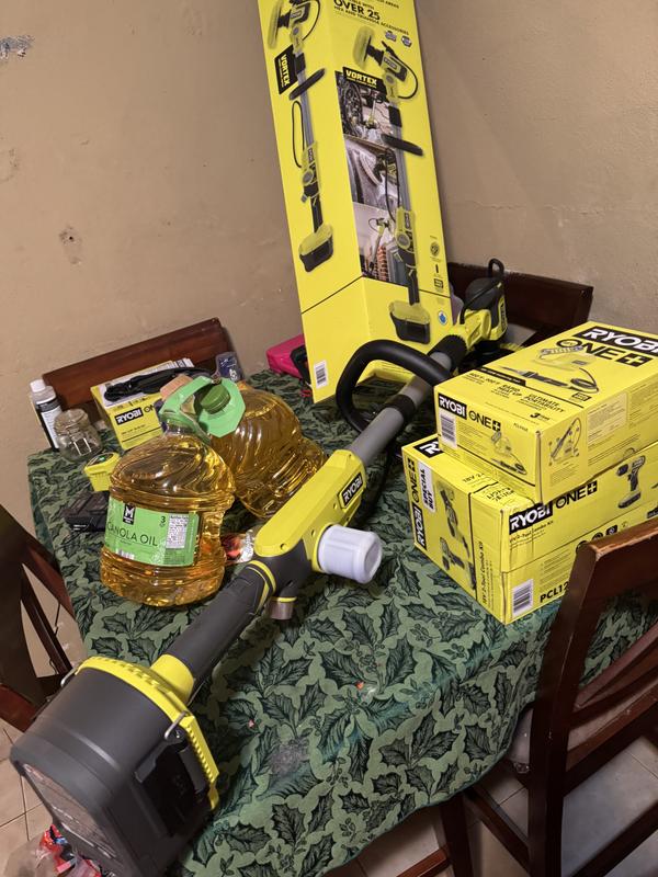 RYOBI ONE+ 18V Cordless Soap Dispensing Scrubber (Tool Only) with