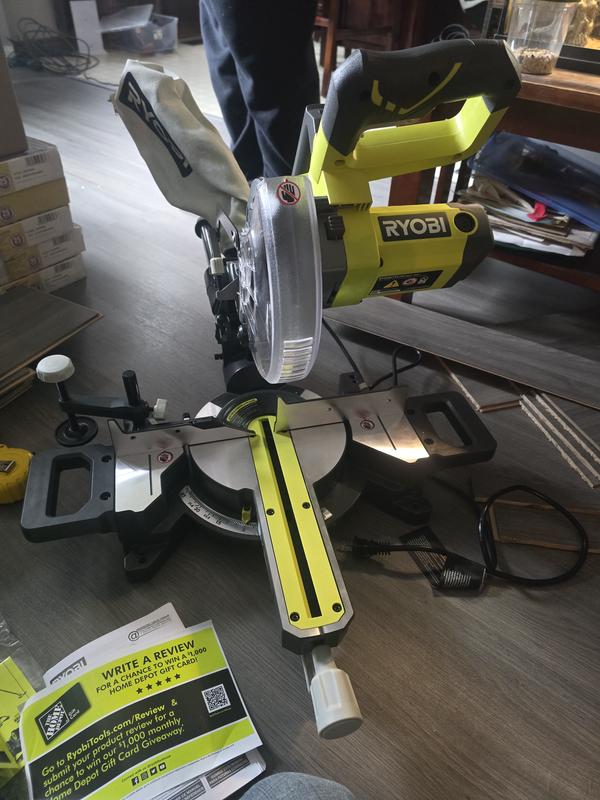 Ryobi 40v miter discount saw