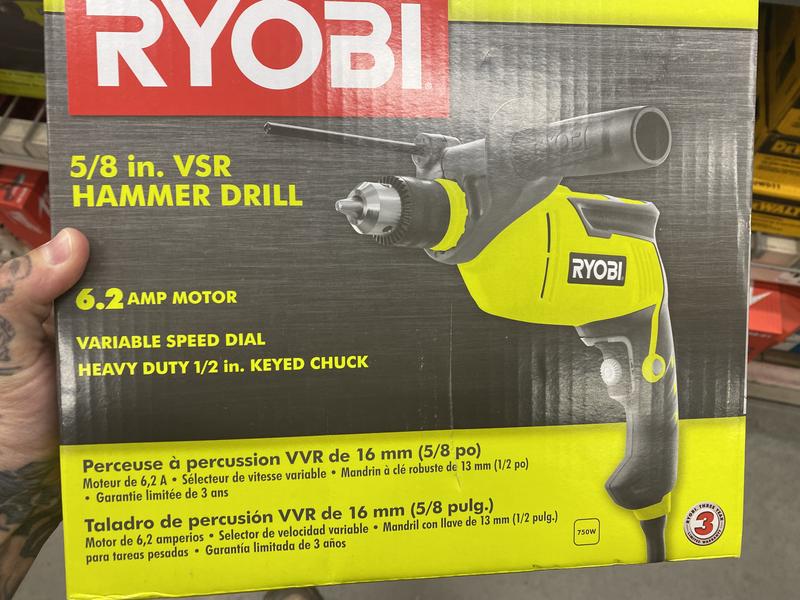 5/8 VSR Hammer Drill - RYOBI Tools