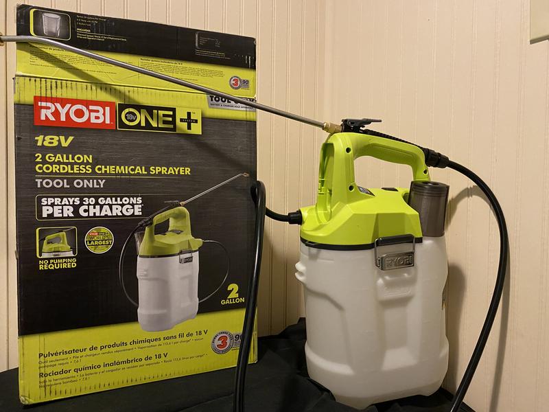 18V ONE+™ 2 Gallon Chemical Sprayer - RYOBI Tools