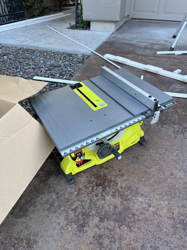 Blue ryobi table discount saw