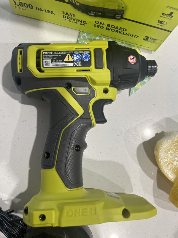 Ryobi p239 specs hot sale