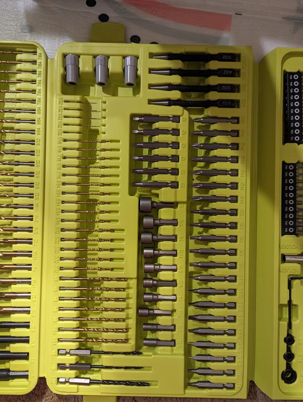 Multi-Material Drill and Drive Kit (300-Piece)... - RYOBI Tools