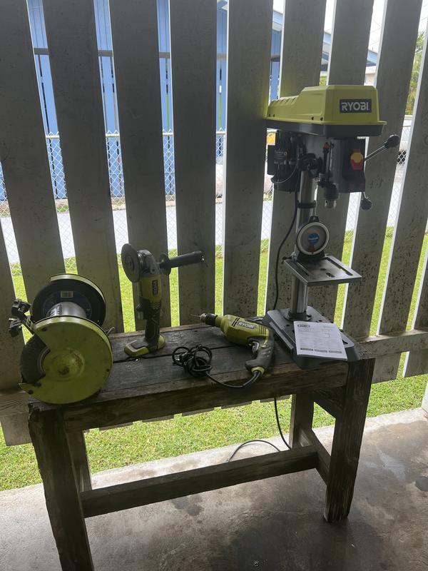 Ryobi drill press online table