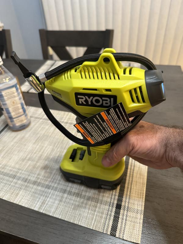 Ryobi 18v deals tyre inflator