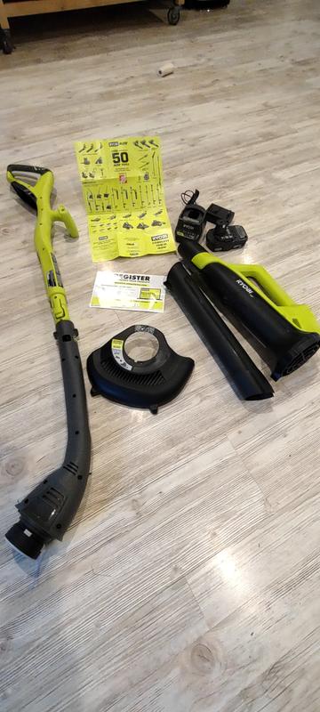 Ryobi blower discount and trimmer combo