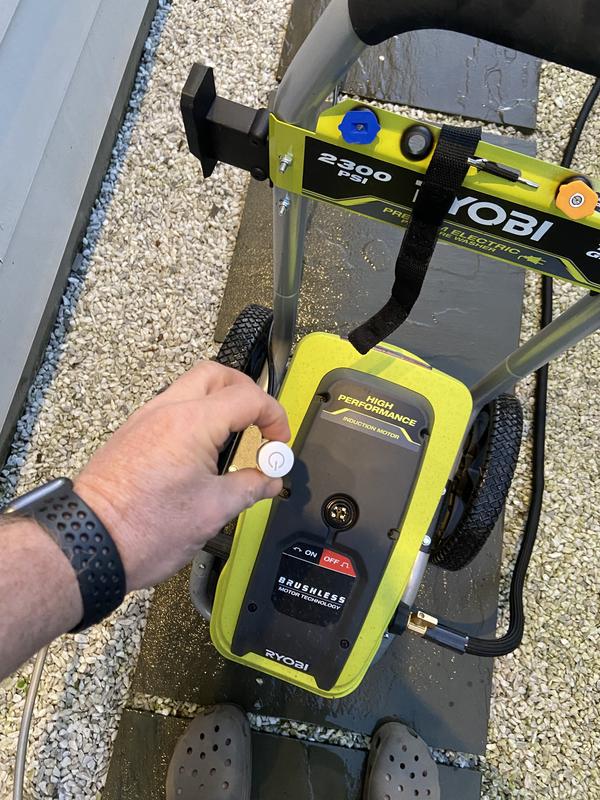 Ryobi 2300 psi brushless best sale pressure washer