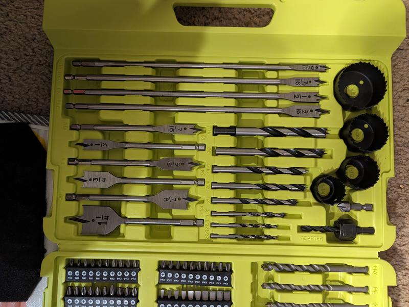 Multi-Material Drill and Drive Kit (300-Piece)... - RYOBI Tools