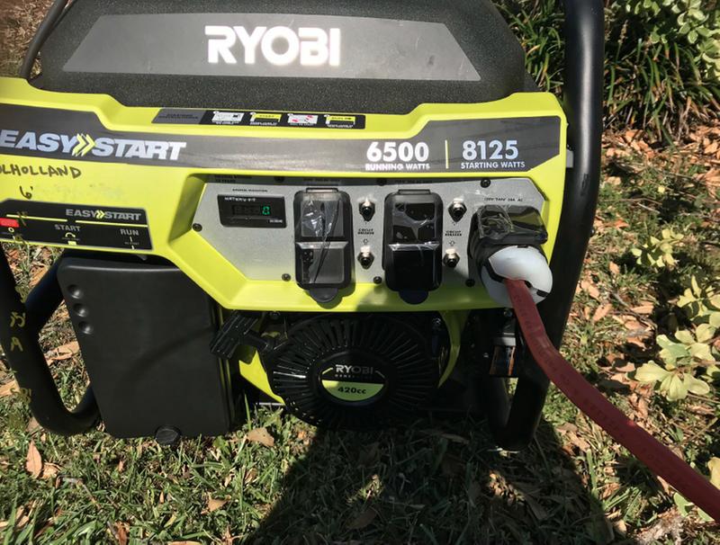 Ryobi 6500 deals portable generator