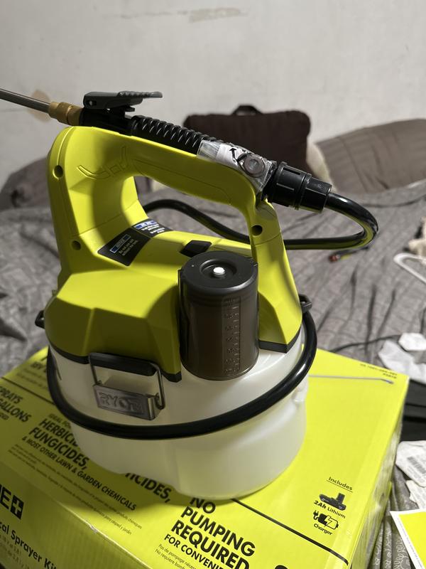 RYOBI ONE+ 18V Cordless Battery 1 Gallon Chemical Sprayer (2-Tool