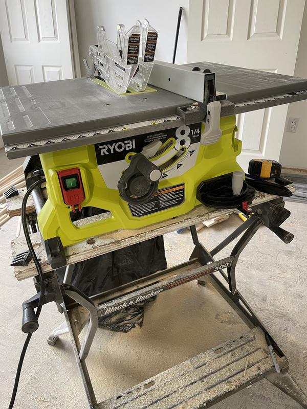 Ryobi 8.25 table saw hotsell