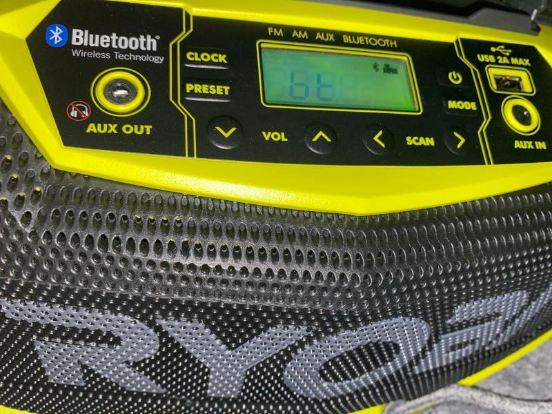 RYOBI R18RH-0 18V One+ Radio Inalámbrica (Solo Cuerpo), Hyper