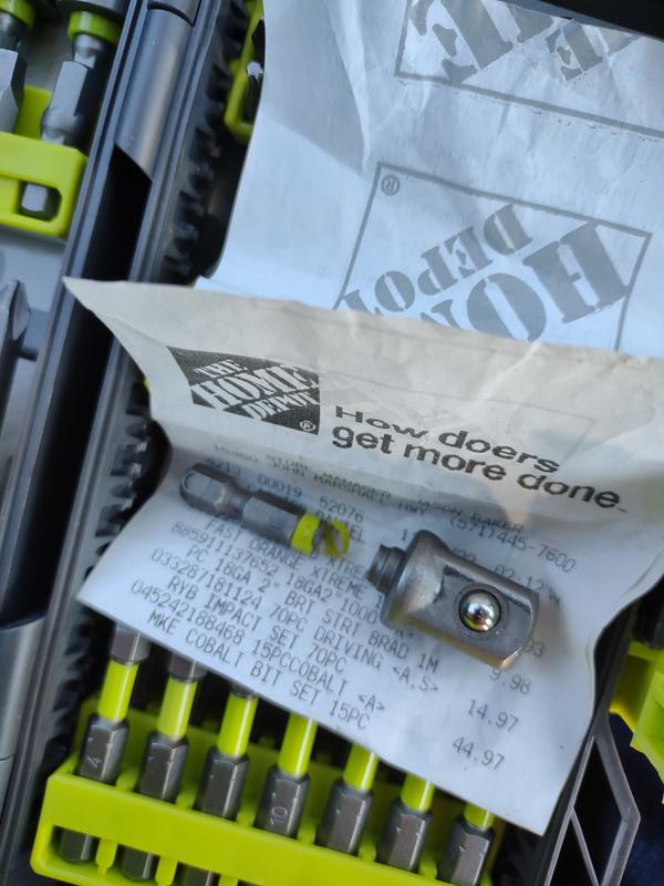 Ryobi drill socket adapter sale