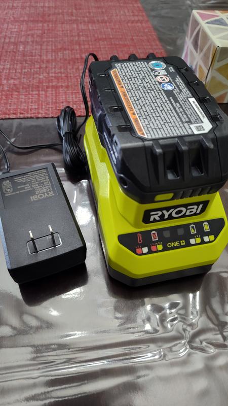 Ryobi ONE+ 18V Lithium-Ion 2.0 top Ah Battery and Charger Starter Kit PSK005 LN