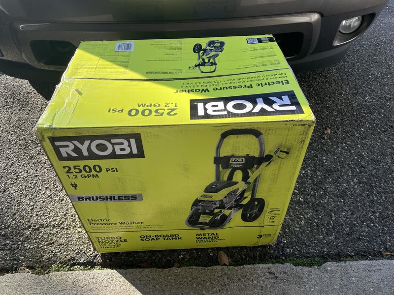 Ryobi pressure best sale washer 2500 psi