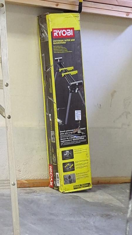 Ryobi miter store saw quickstand