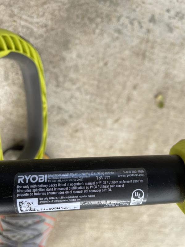 18V ONE+ 13 STRING TRIMMER/EDGER - RYOBI Tools