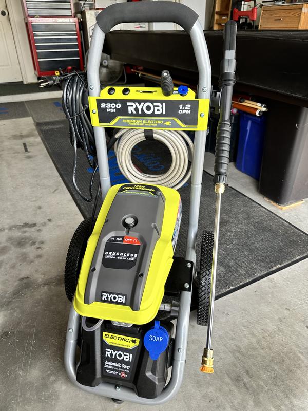 Electric pressure deals washer ryobi 2300