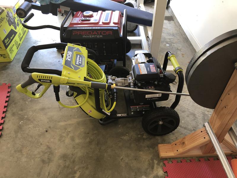 Ryobi 3400 deals psi pressure washer