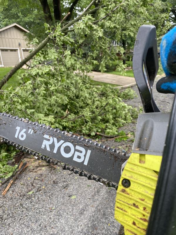 16 in deals ryobi chainsaw