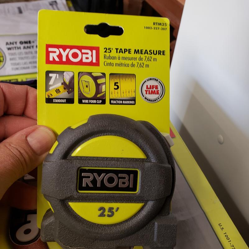 Cinta de medir de 25 pies - Herramientas RYOBI