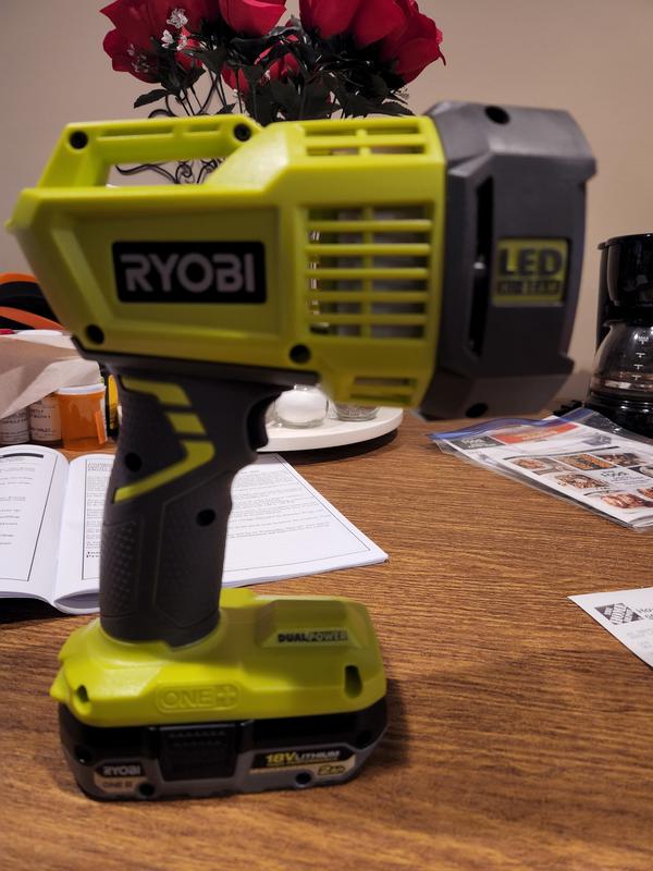 18V ONE Dual Power LED Spotlight RYOBI Tools