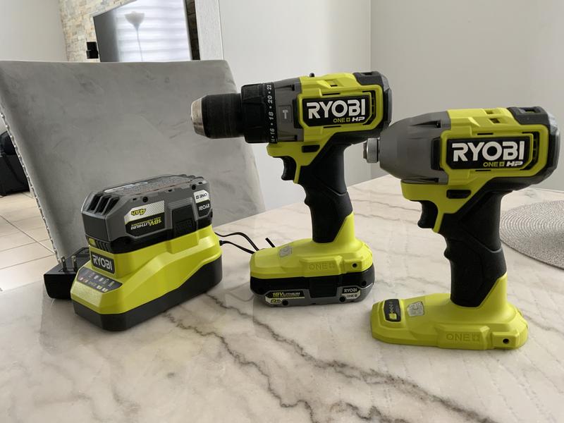 18V ONE HP Brushless Hammer Drill and Impact. RYOBI Tools