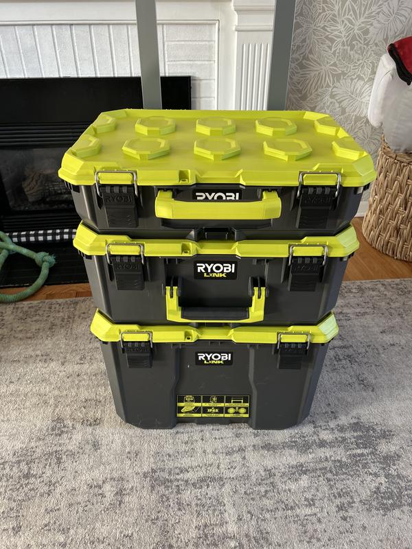 RYOBI SPEED BENCH Mobile Workstation and LINK Rolling Tool Box