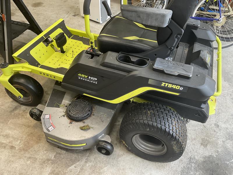 Used ryobi zero on sale turn mower